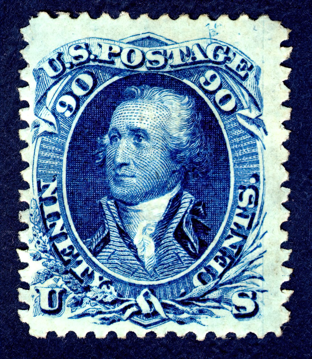 90c Washington F Grill enkel door National Bank Note Company