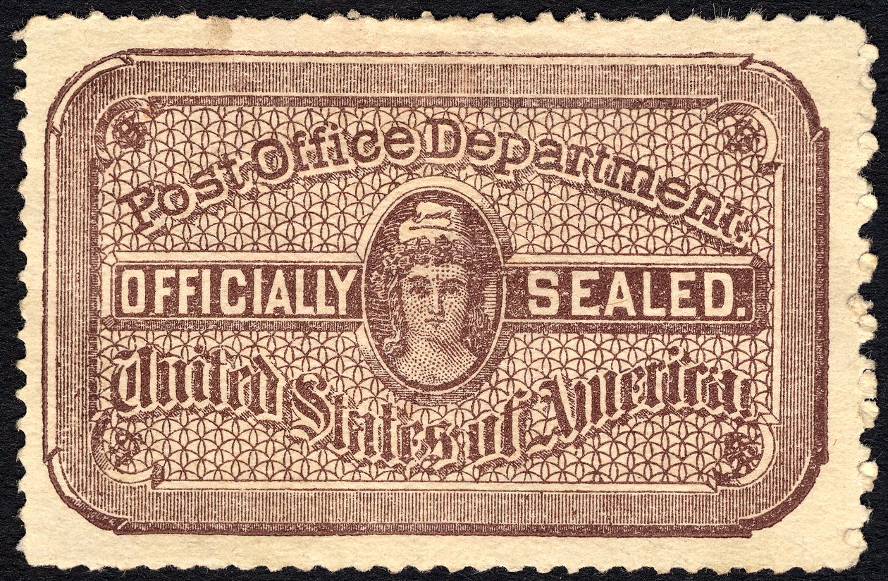 Postzegel, 1889 door National Bank Note Company