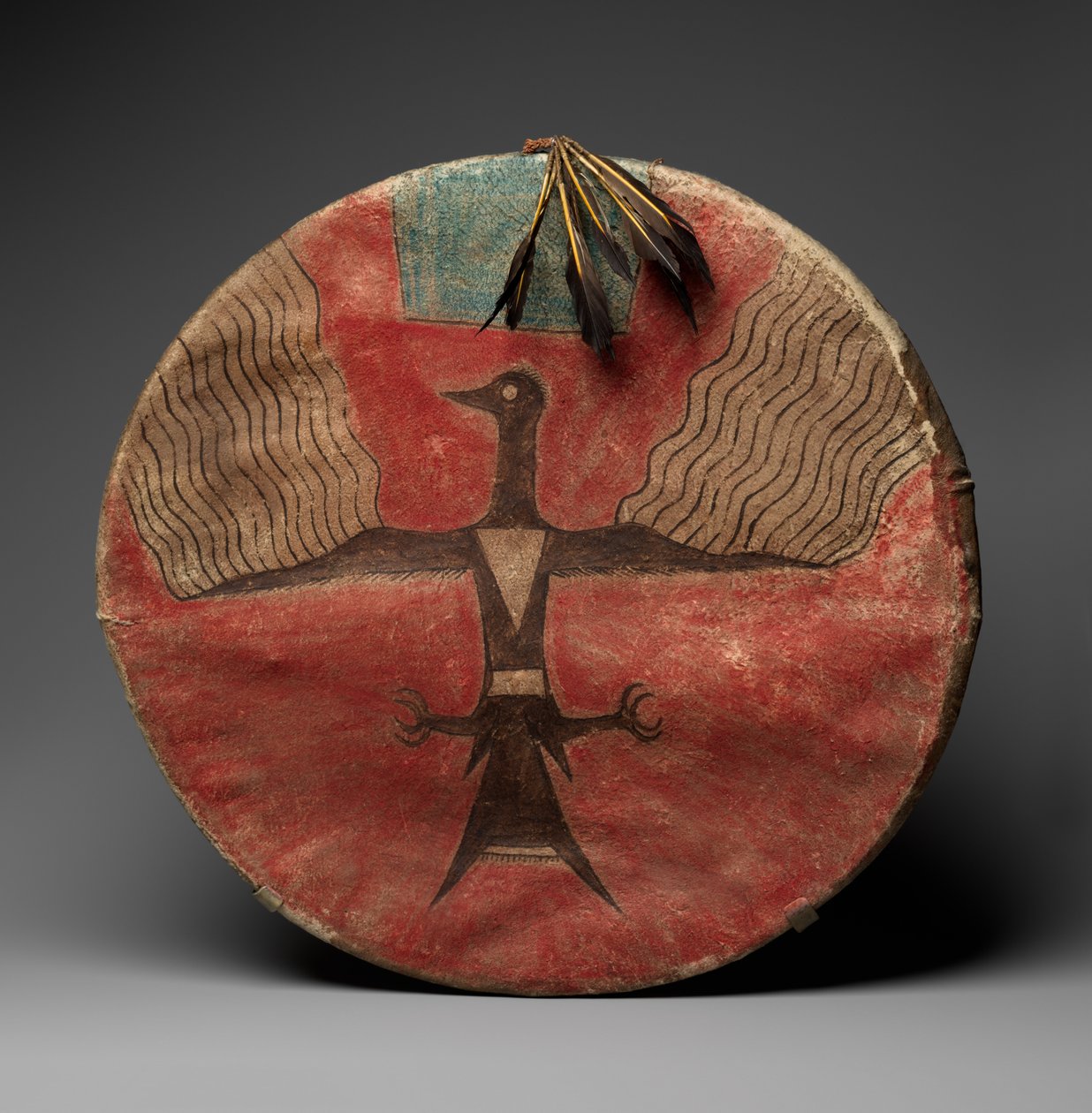 Schild, ca. 1885 door Native American