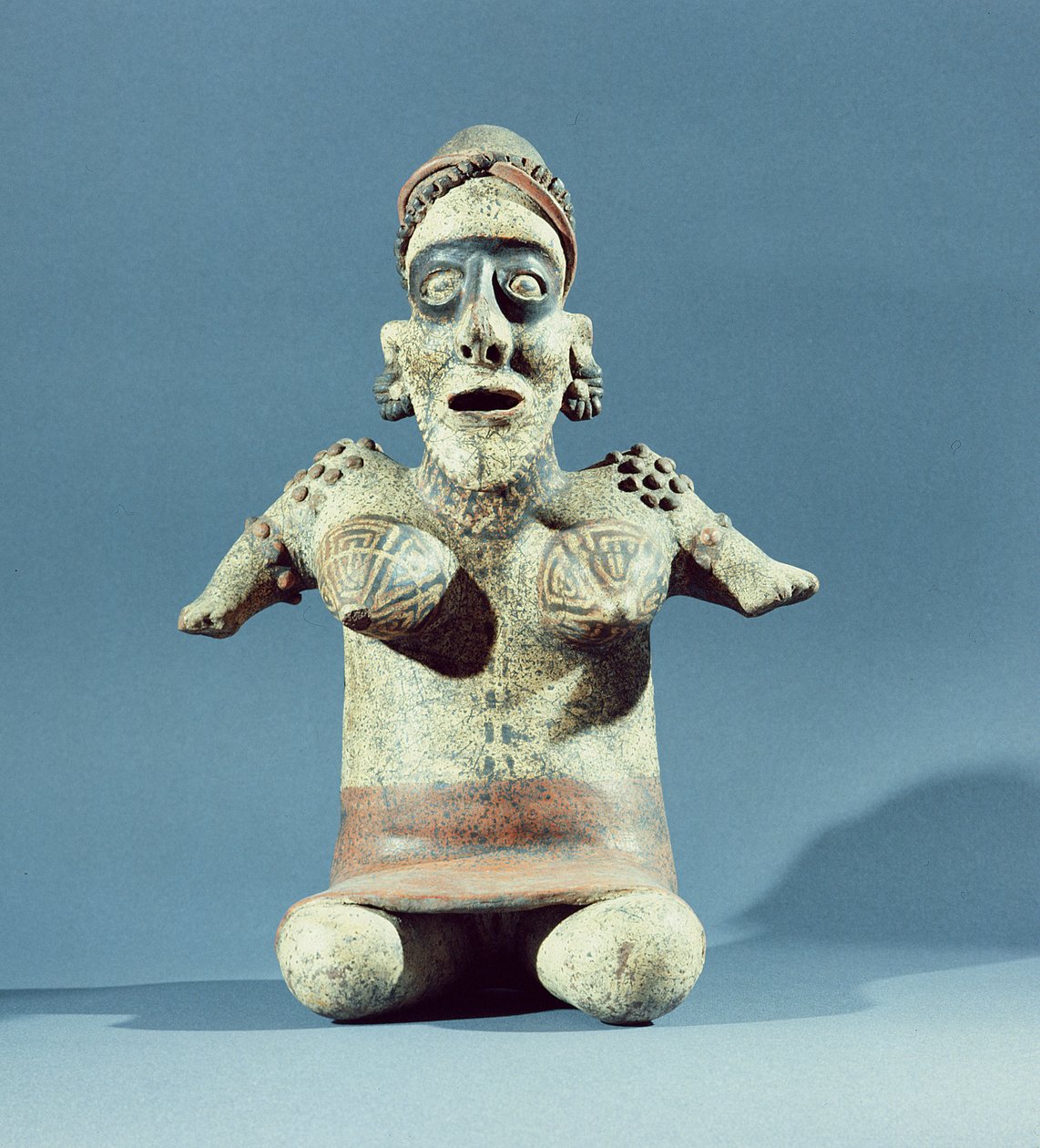 Vrouwelijke Beeldje uit Nayarit, Mexico, 300 v.Chr. - 500 n.Chr. door Nayarit