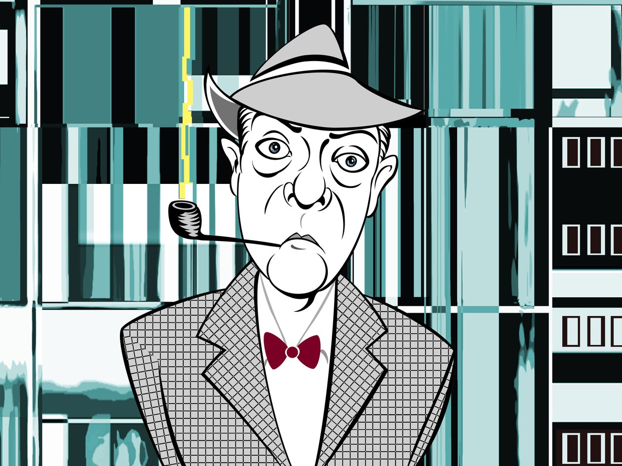 Jacques Tati door Neale Osborne
