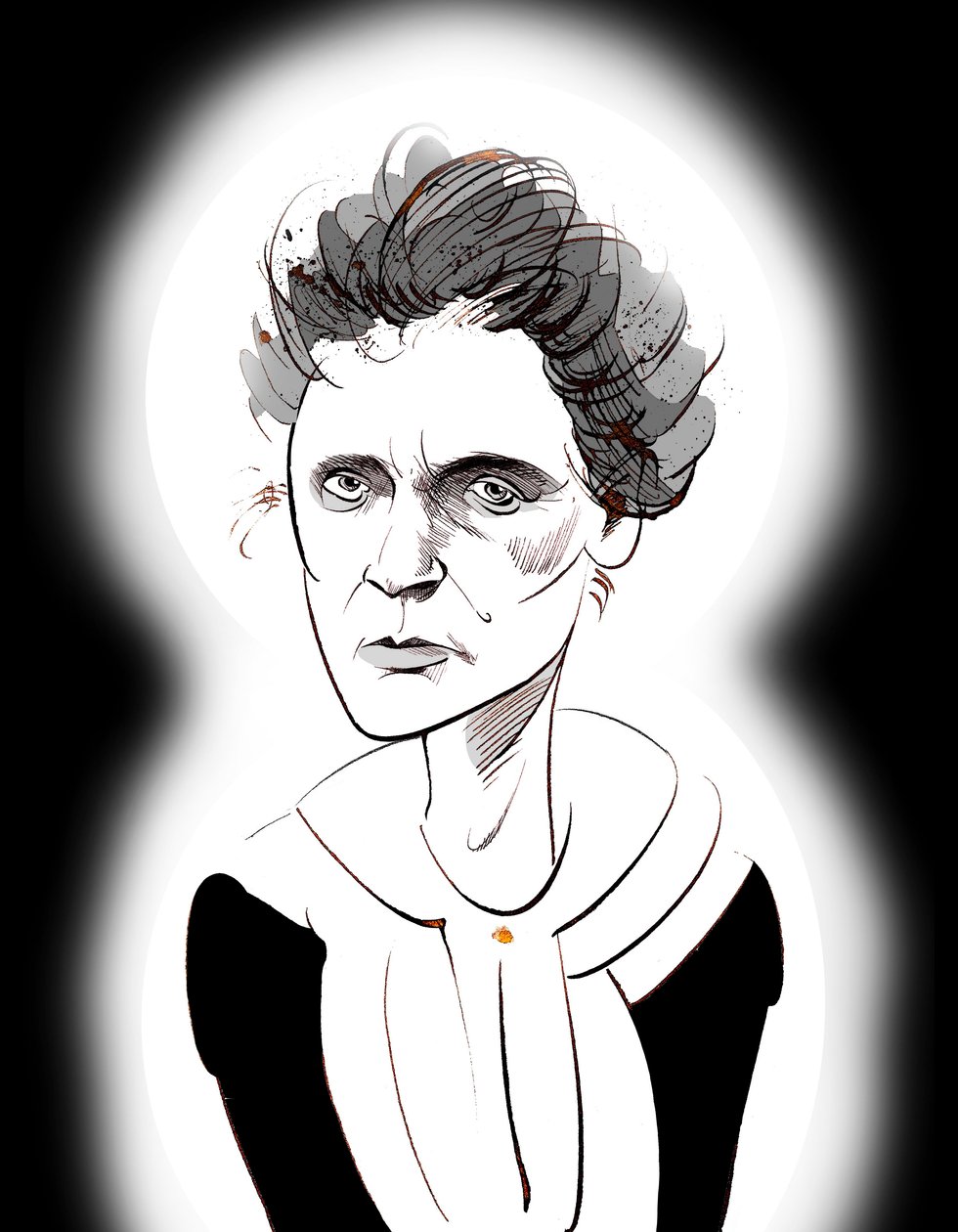 Marie Curie, Franse natuurkundige, 1867-1934 door Neale Osborne