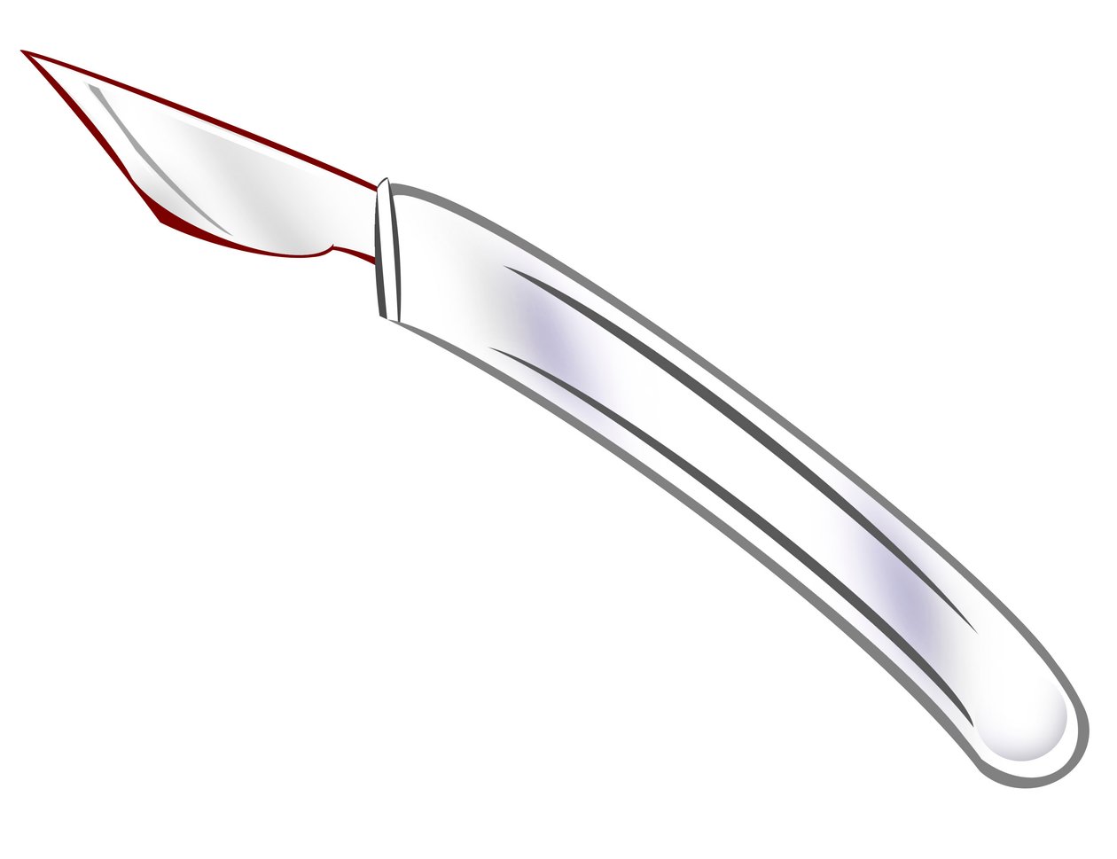 Geneeskunde: scalpel illustratie door Neale Osborne