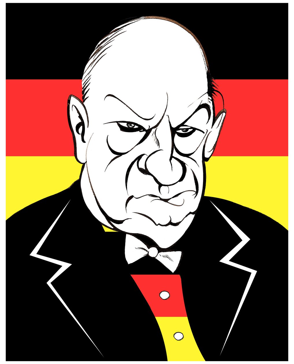Paul Hindemith - Duitse componist, dirigent en altviolist, 1895-1963 door Neale Osborne