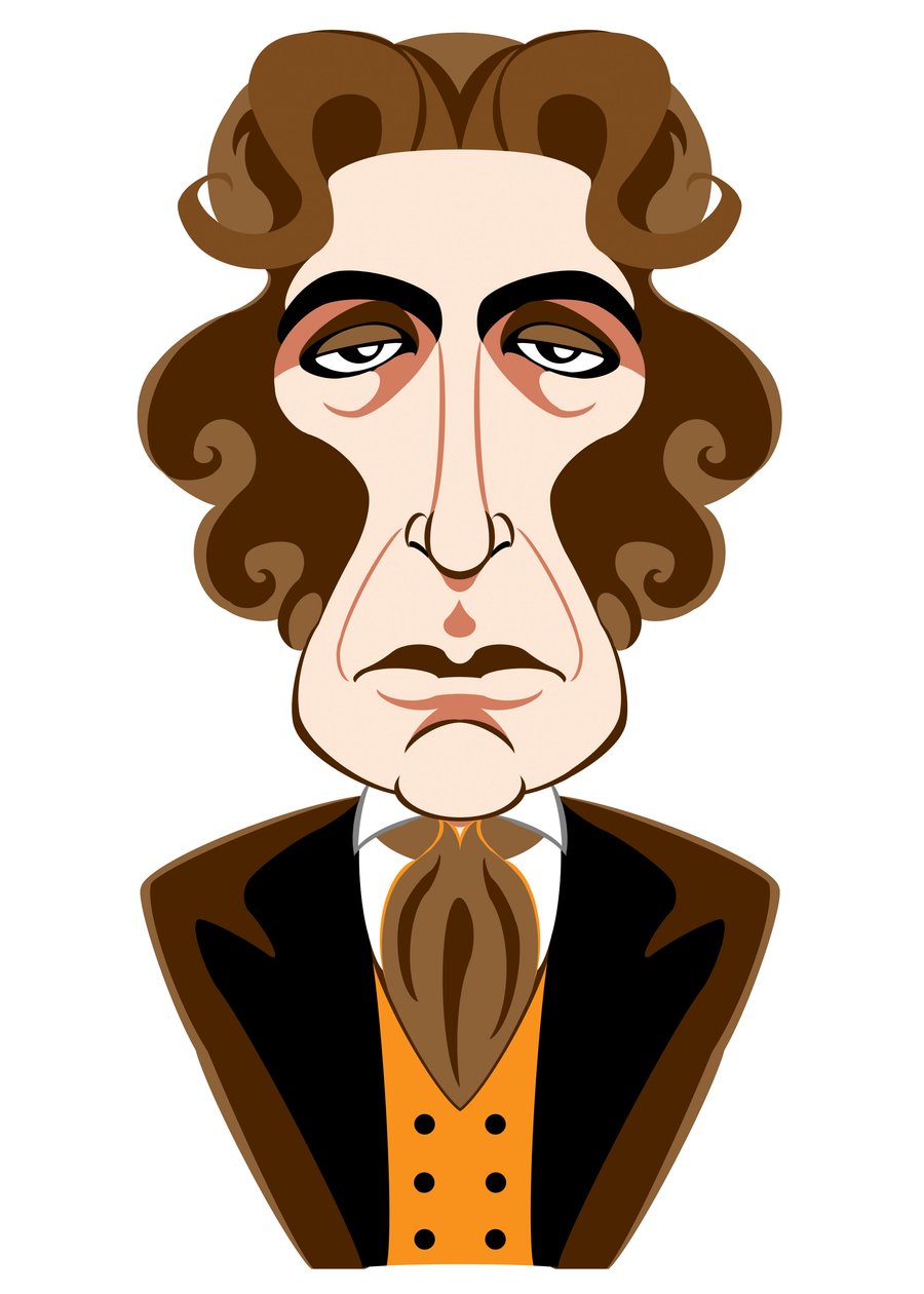 Paul McGann als Doctor Who - karikatuur door Neale Osborne