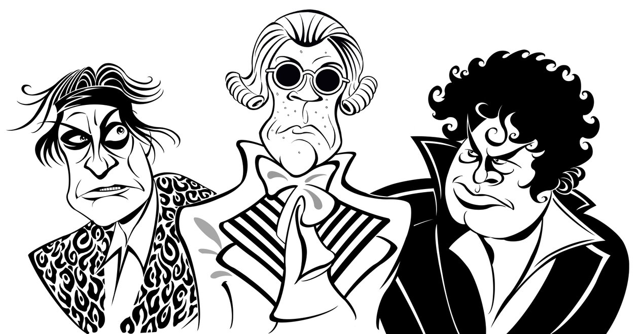 Trio van Franse revolutionaire leiders, 2019 door Neale Osborne