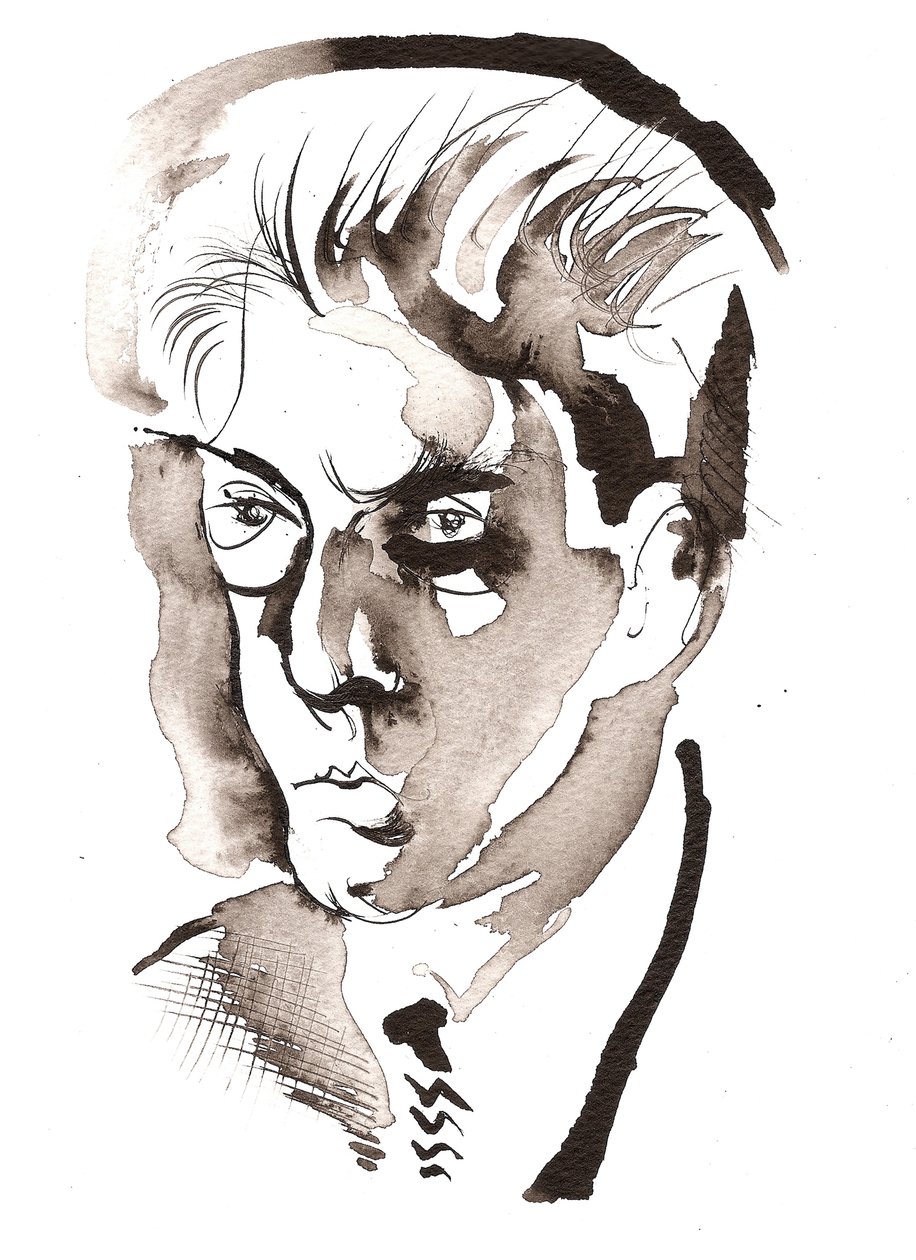 Luigi Dallapiccola, 2025 (inkt) door Neale Osborne