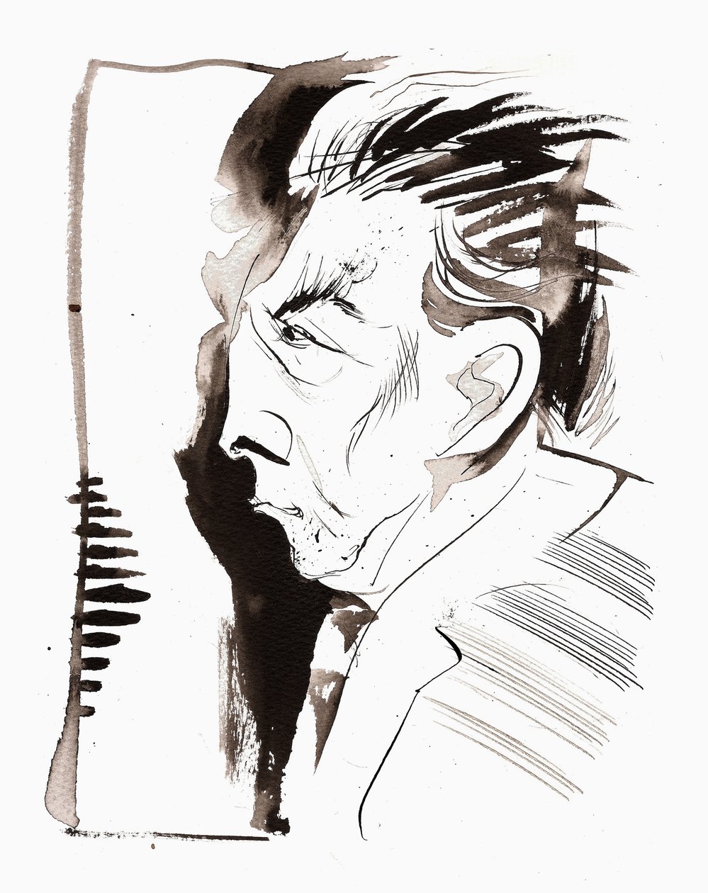 Luigi Dallapiccola, 2025 (inkt) door Neale Osborne