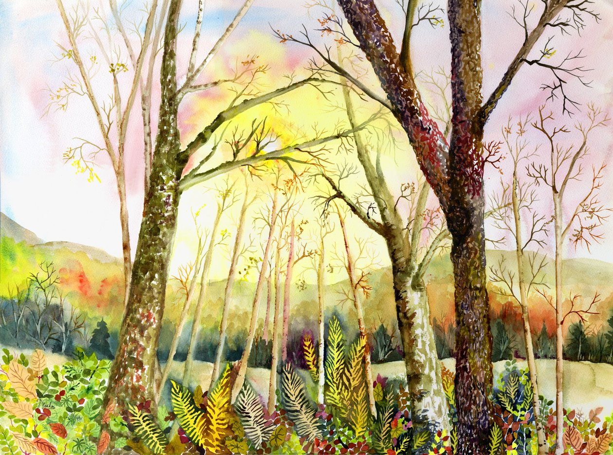 De herfst is bijna hier door Neela Pushparaj