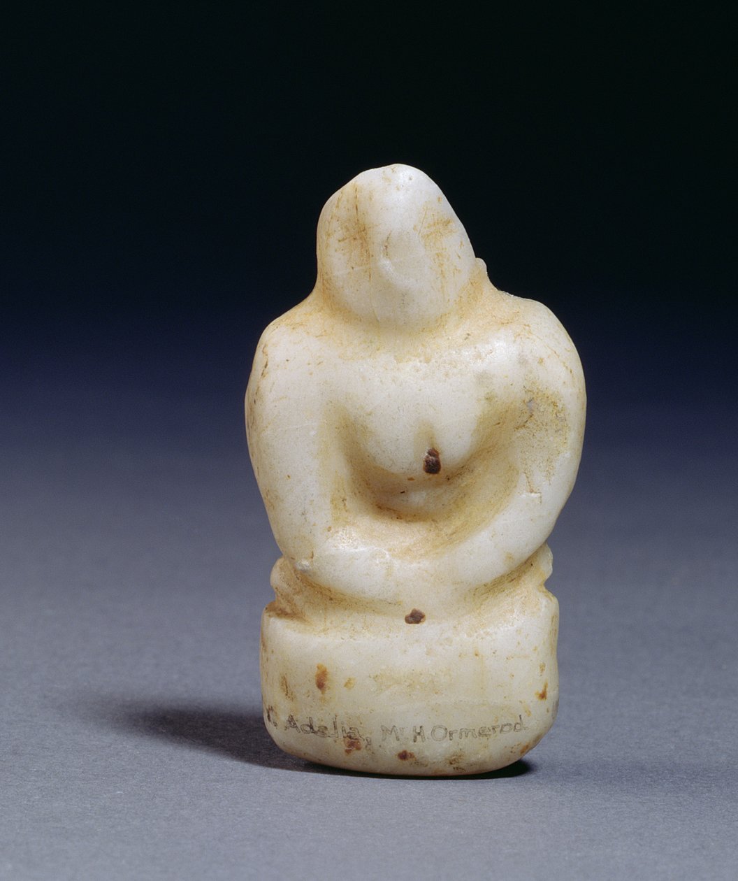 Zittend beeldje uit Antalya, Turkije, Laat-Neolithisch, c.2000 v.Chr. door Neolithic