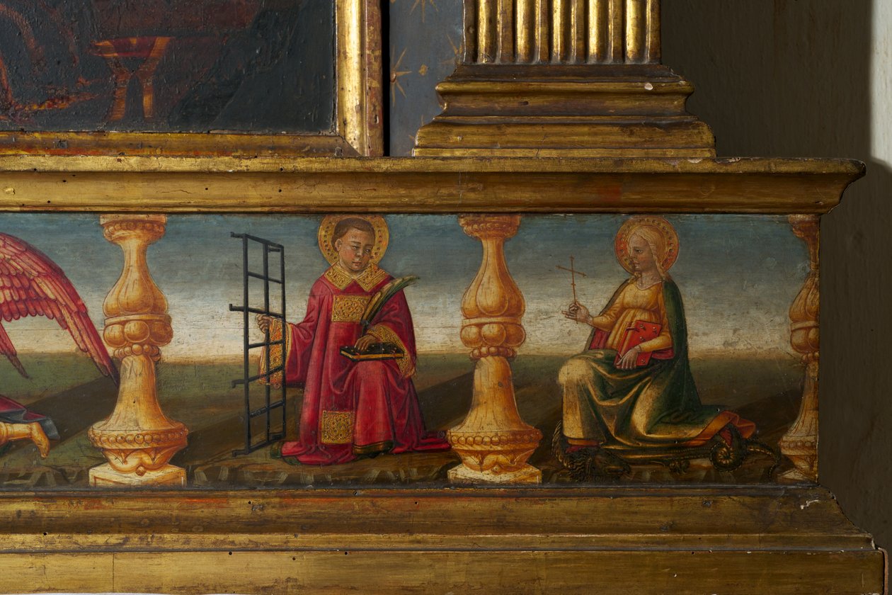 Detail (Kroning van de Maagd) door Neri di Bicci