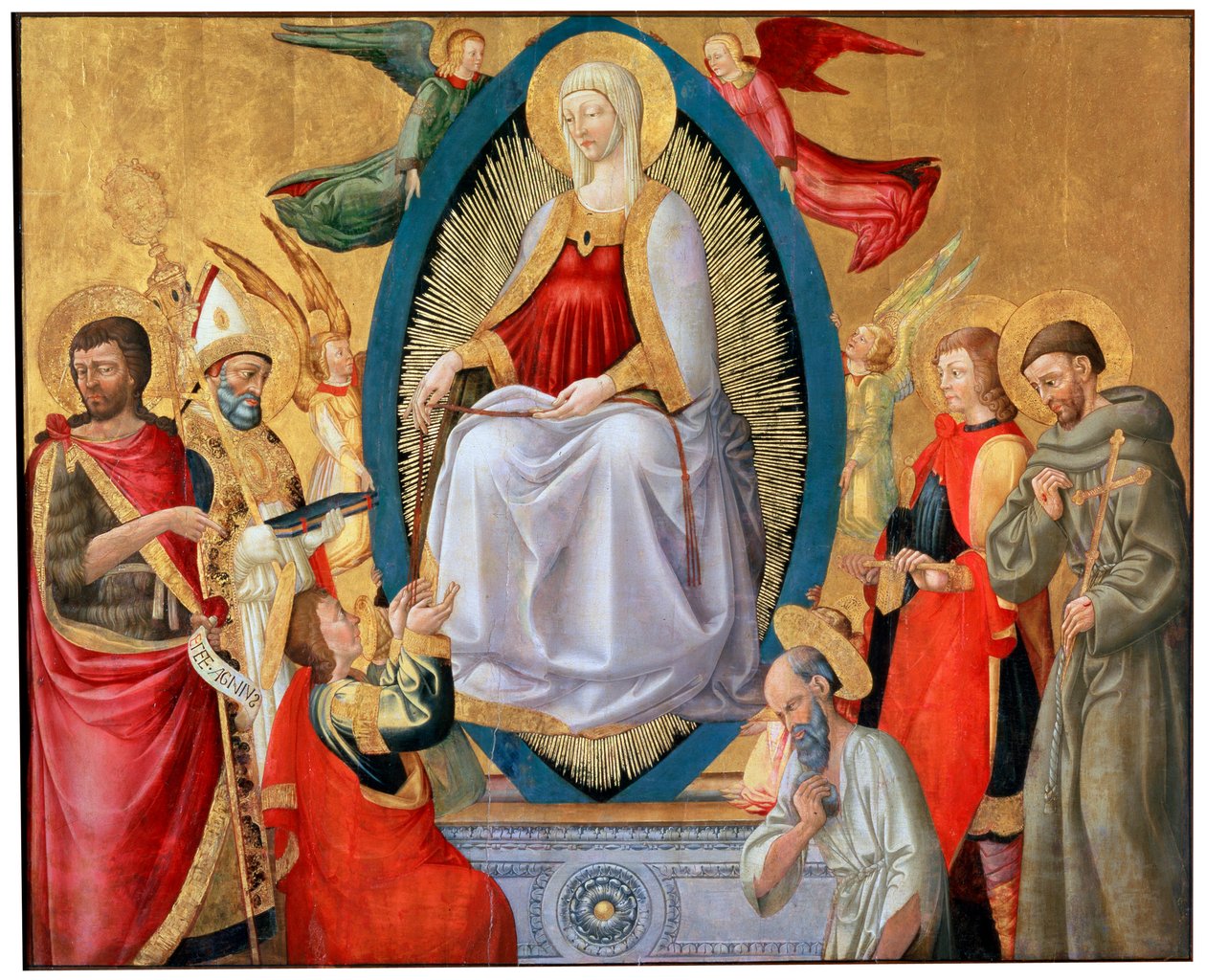 De Tenhemelopneming van de Heilige Maagd Maria door Neri di Bicci