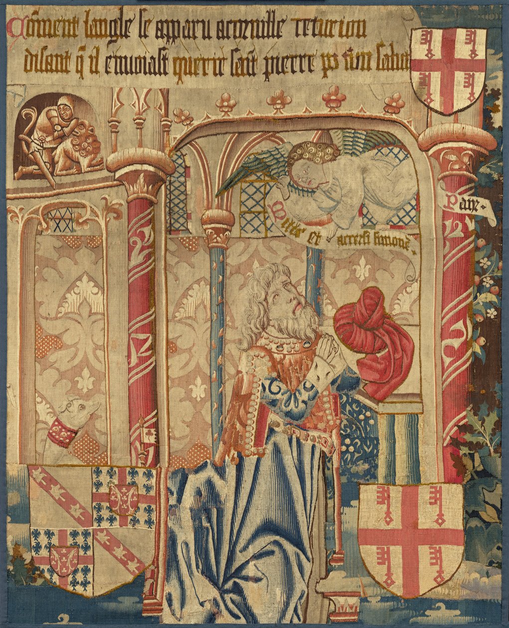 Het Visioen van de Centurion Cornelius door Netherlandish 15th Century