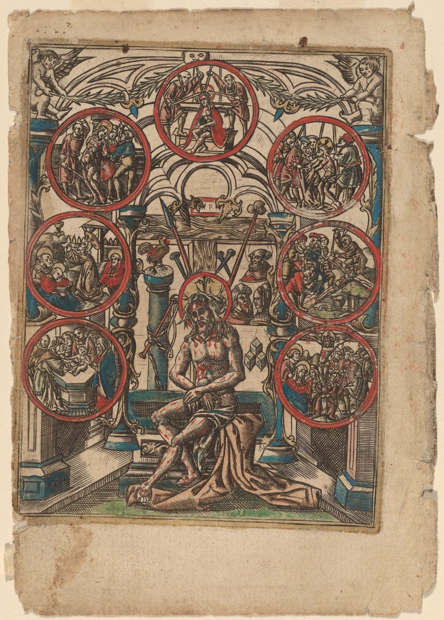 Christus als de Man van Smarten door Netherlandish 16th Century