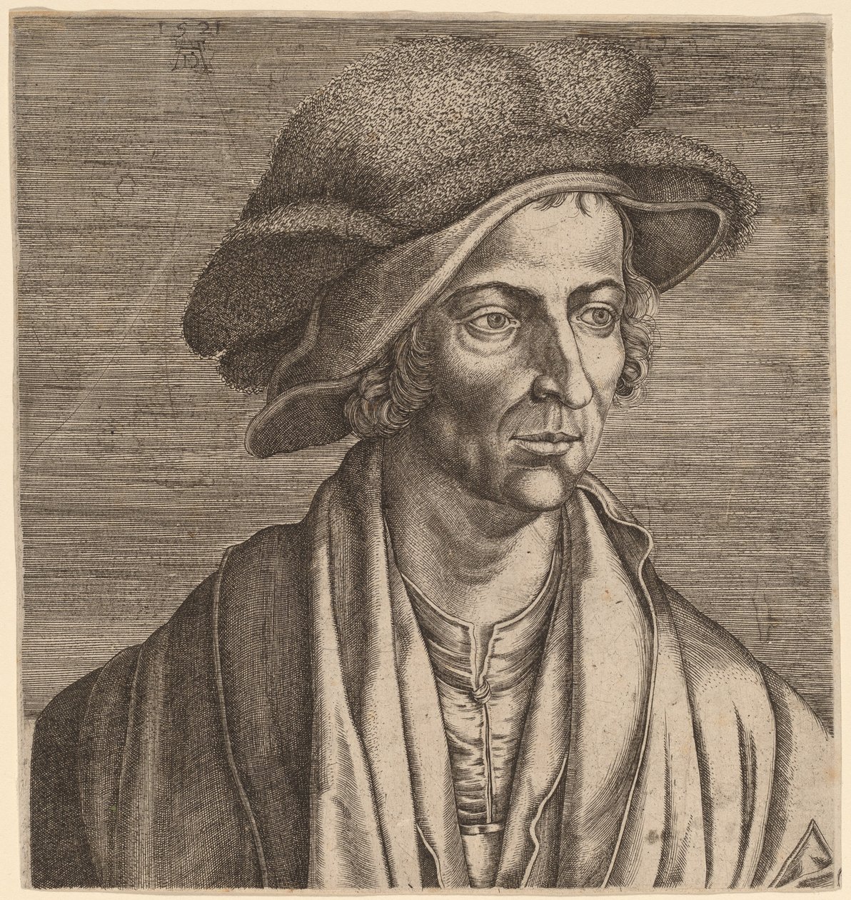 Joachim Patinir door Netherlandish 16th Century or Cornelis Cort after Albrecht Dürer