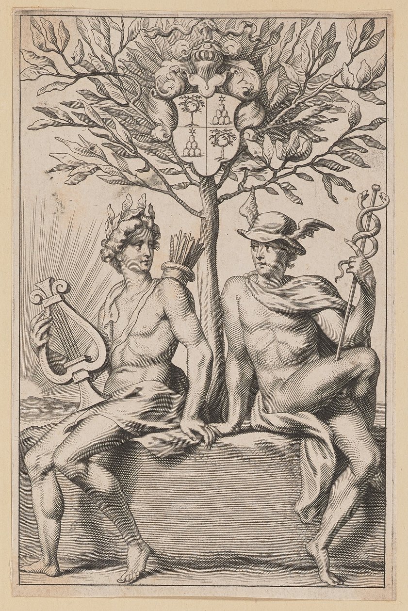 Titelpagina voor Philomathi Musae Juveniles door Netherlandish 17th Century after Sir Peter Paul Rubens