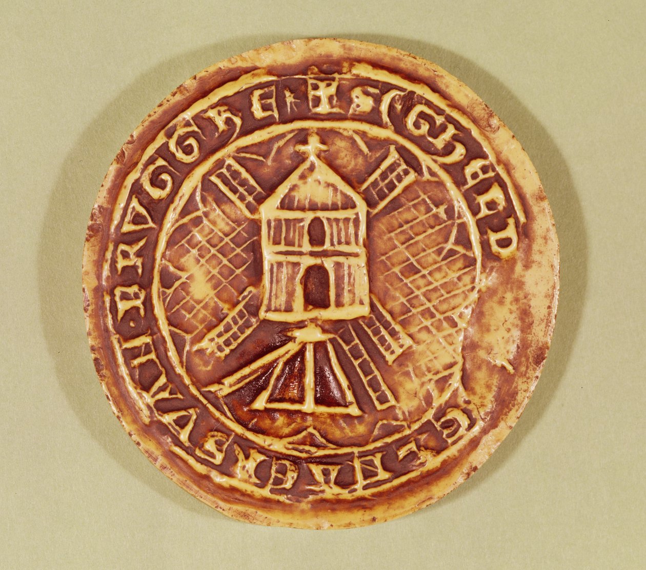 Zegel voor het Brugse Gilde van Molenaars, 1407 door Netherlandish School