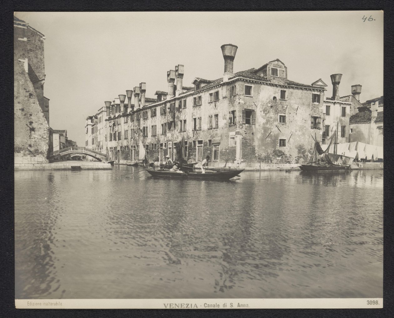 Gezicht op het Canale di Sant