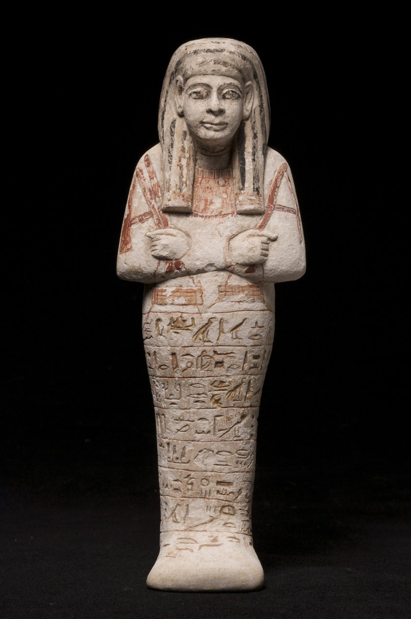 Ushabti voor een vrouw genaamd Wia, Ramessidische Periode door New Kingdom Egyptian