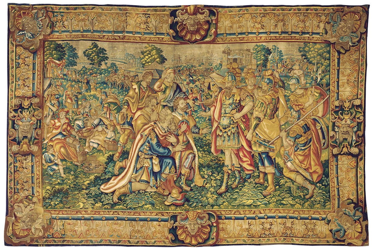 Historisch wandtapijt, eerste kwart van de 17e eeuw door Nicasius Aerts