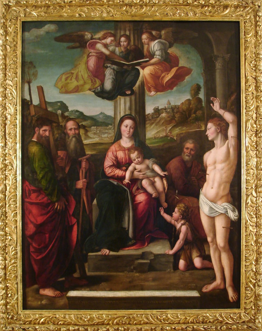 Santa Conversación door Niccolò Pisano