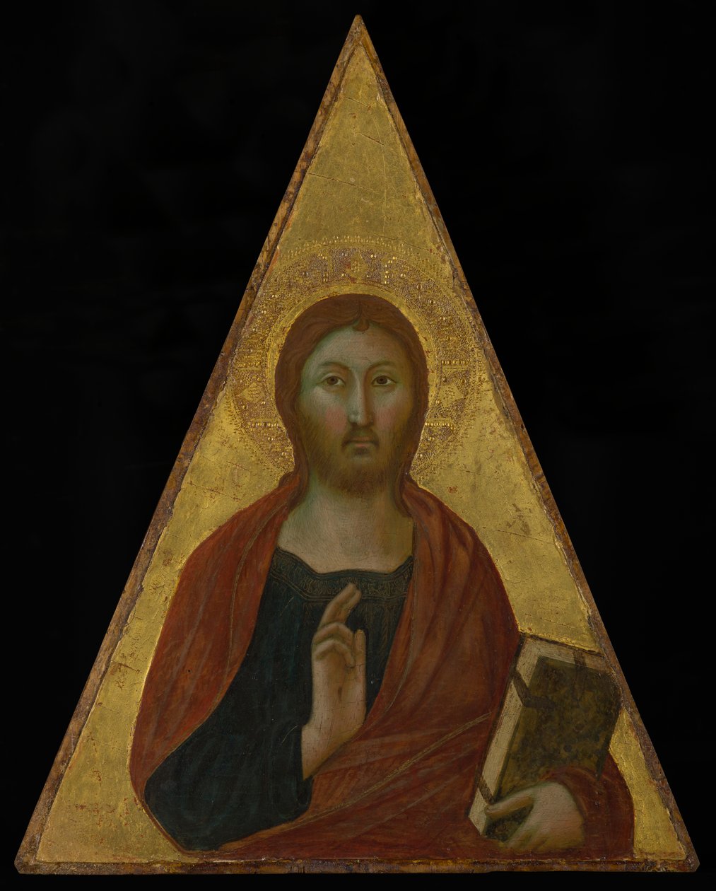 Christus zegent, circa 1340 door Niccolò di Segna