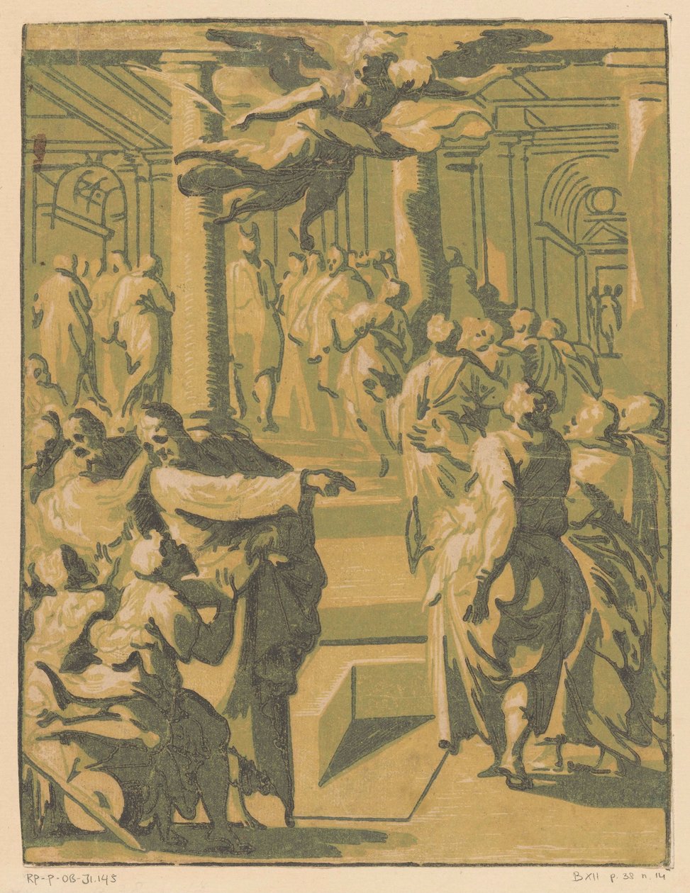 Christus geneest de zieke van Bethesda door Niccolo Vicentino