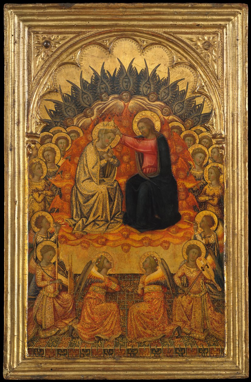 De kroning van de Maagd, ca. 1380 door Niccolo di Buonaccorso