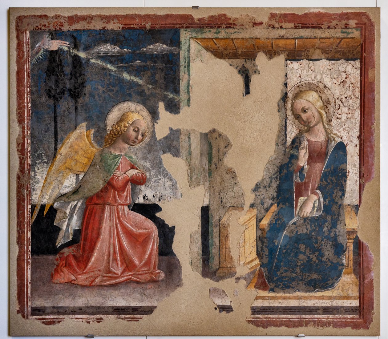 Annunciatie, XV eeuw door Niccolo di Liberatore