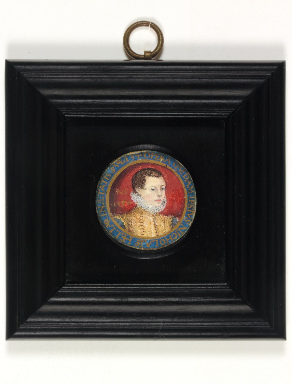 Vermoedelijk zelfportret van de kunstenaar, 13 jaar oud, ca. 1560 door Nicholas (attr.to) Hilliard