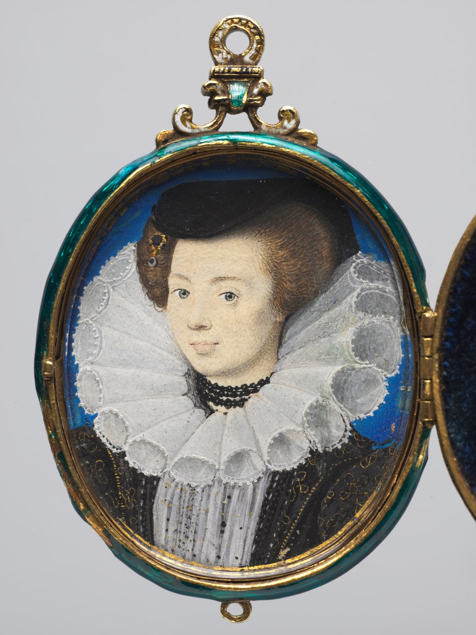Portret van een Vrouw, c.1593 door Nicholas Hilliard