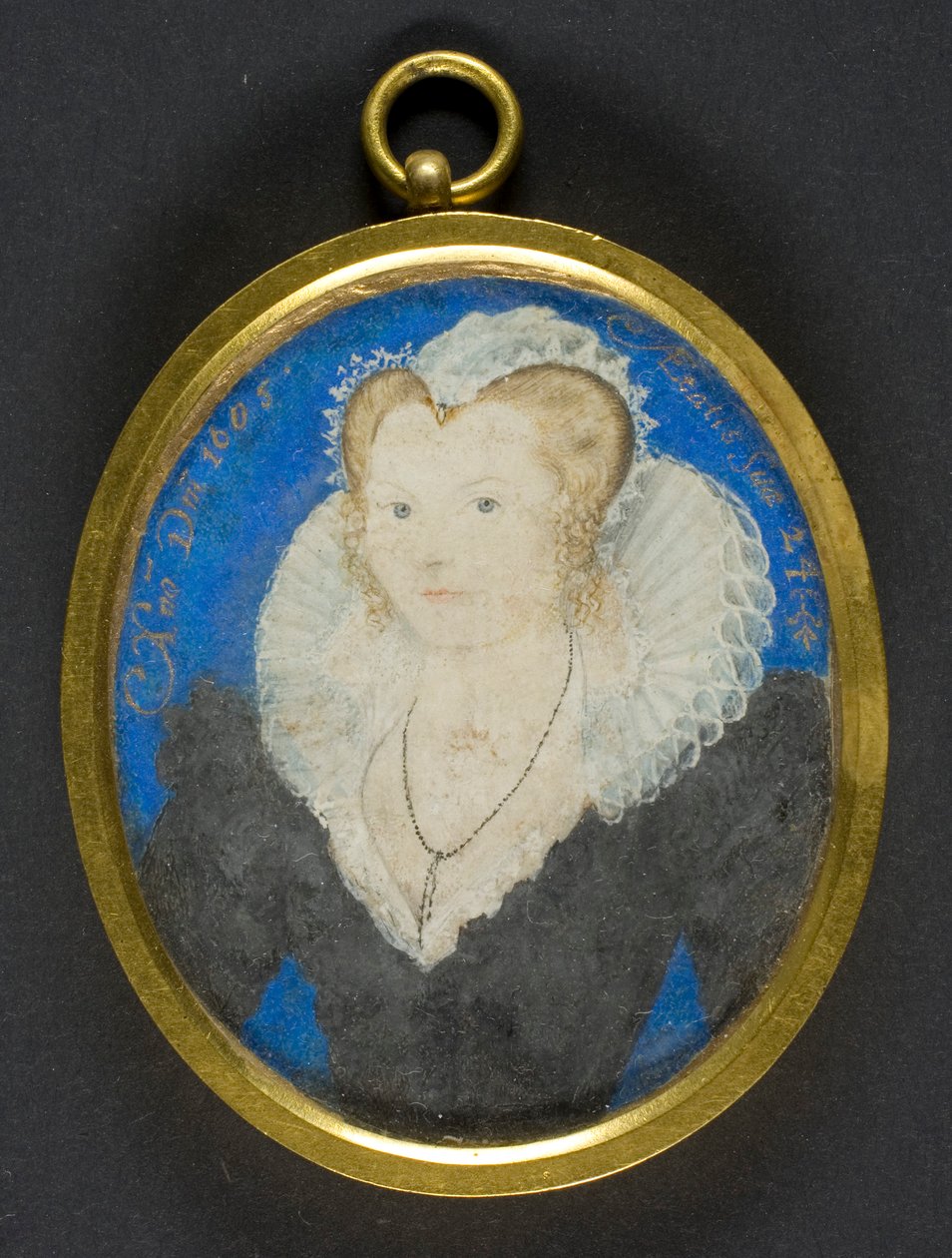 Portret van een Engelse dame door Nicholas Hilliard