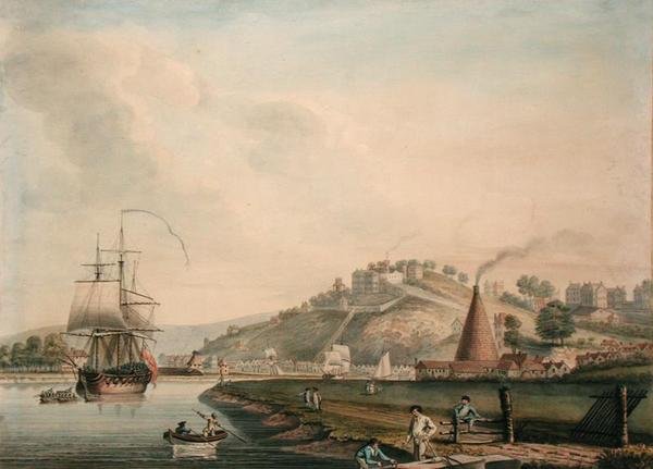 Clifton vanaf de rivier Avon door Nicholas Pocock