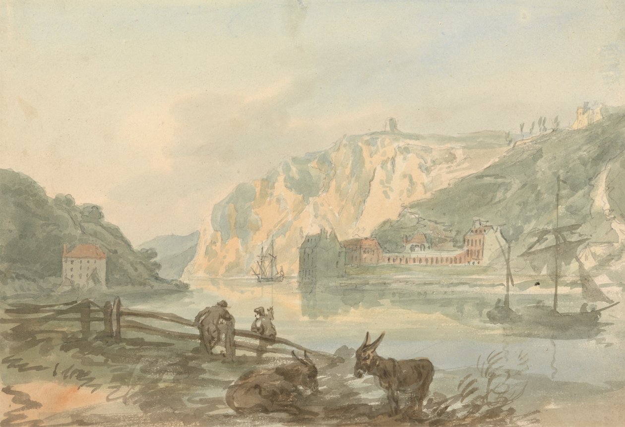 Hotwells vanaf Rownham Veerboot door Nicholas Pocock