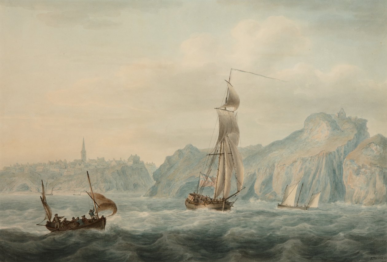 Haven van Tenby door Nicholas Pocock