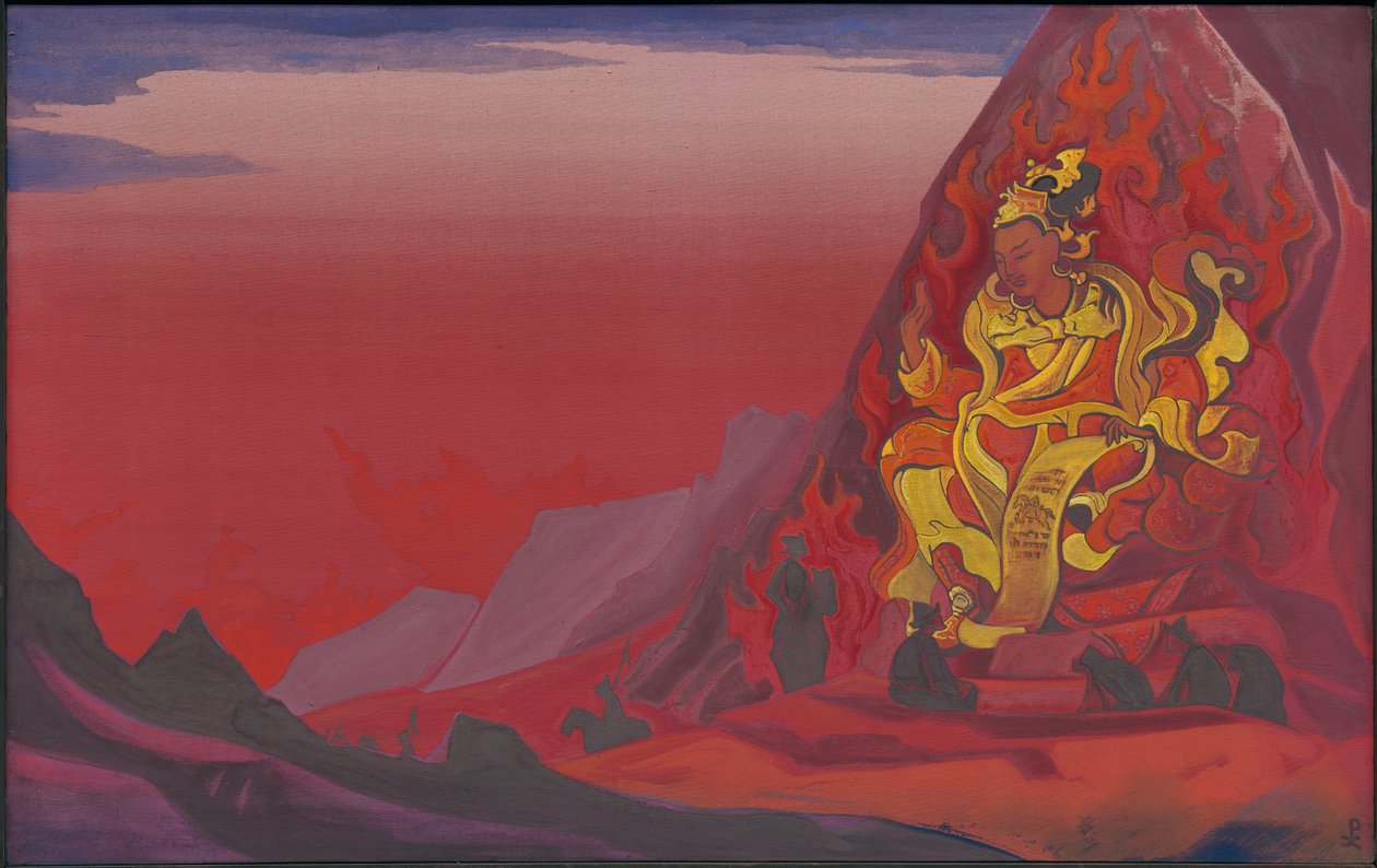 Bevel van Rigden Djapo, 1933 door Nicholas Roerich