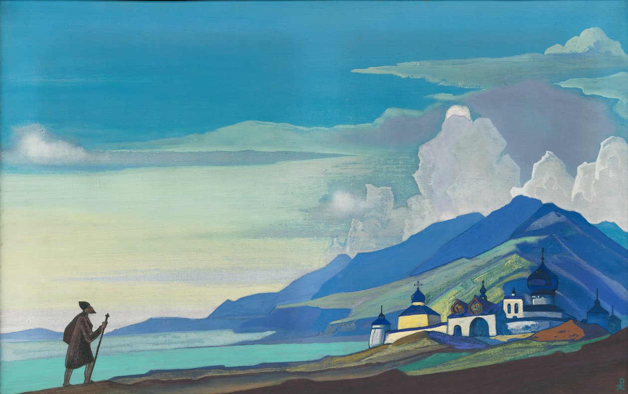 Pelgrim van de Stralende Stad door Nicholas Roerich