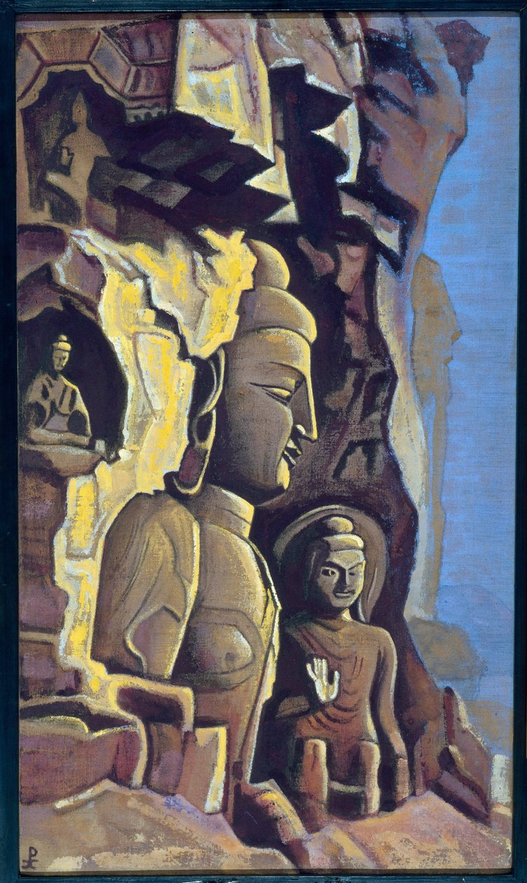 Yungang (China) door Nicholas Roerich