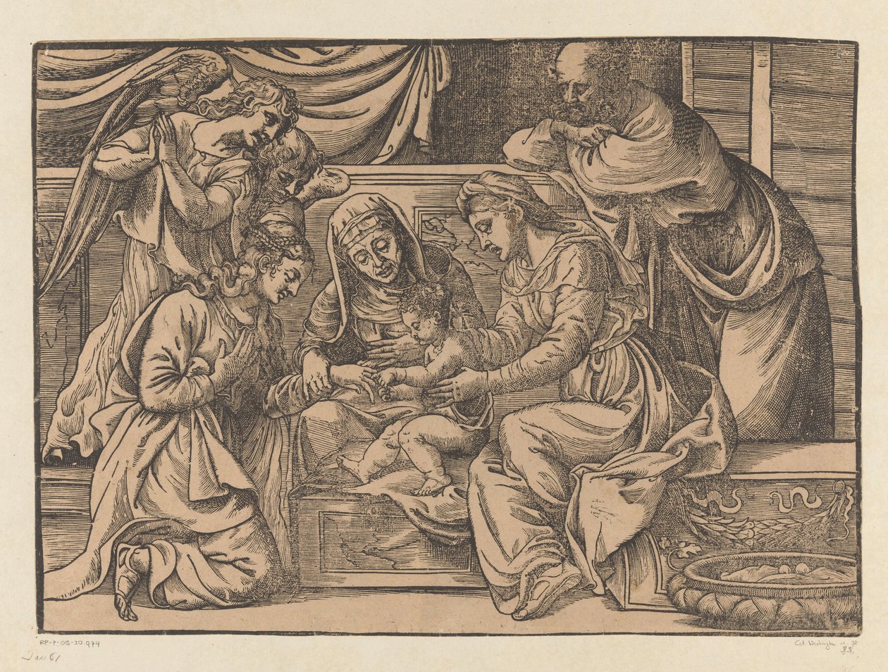 Mystieke huwelijk van de Heilige Catharina door Nicolò Boldrini