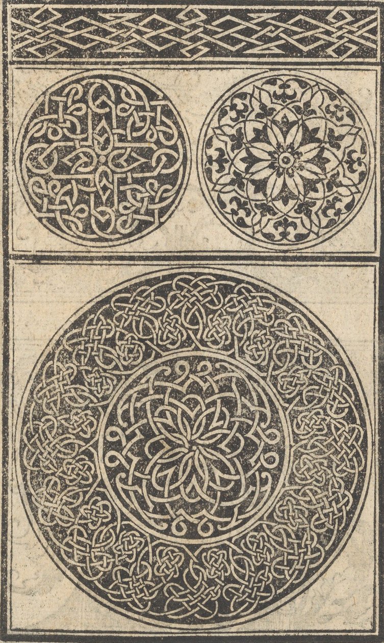 Esemplario di lavori, pagina 5 recto, augustus 1529 door Nicolò Zoppino