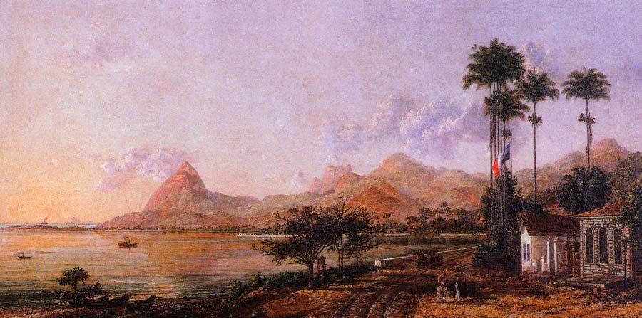 Landschap door Nicola Antonio Facchinetti