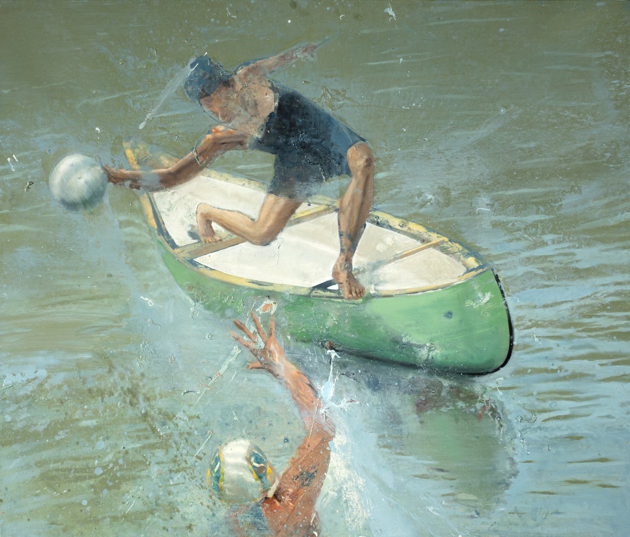 Ballerina op een boot, 2021 door Nicola Pucci