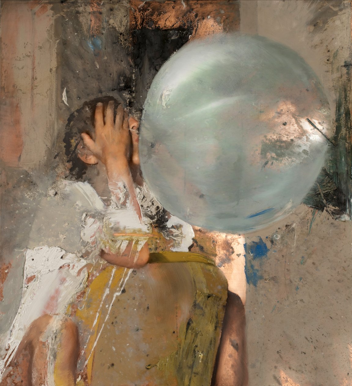 Bubbel VI (Zittend Meisje), 2020 door Nicola Pucci