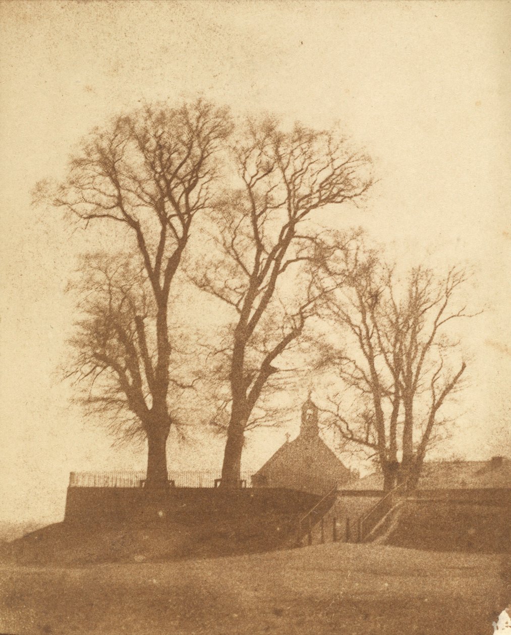 Forbury Hill, Reading, ca. 1845 (foto) door Nicolaas Henneman