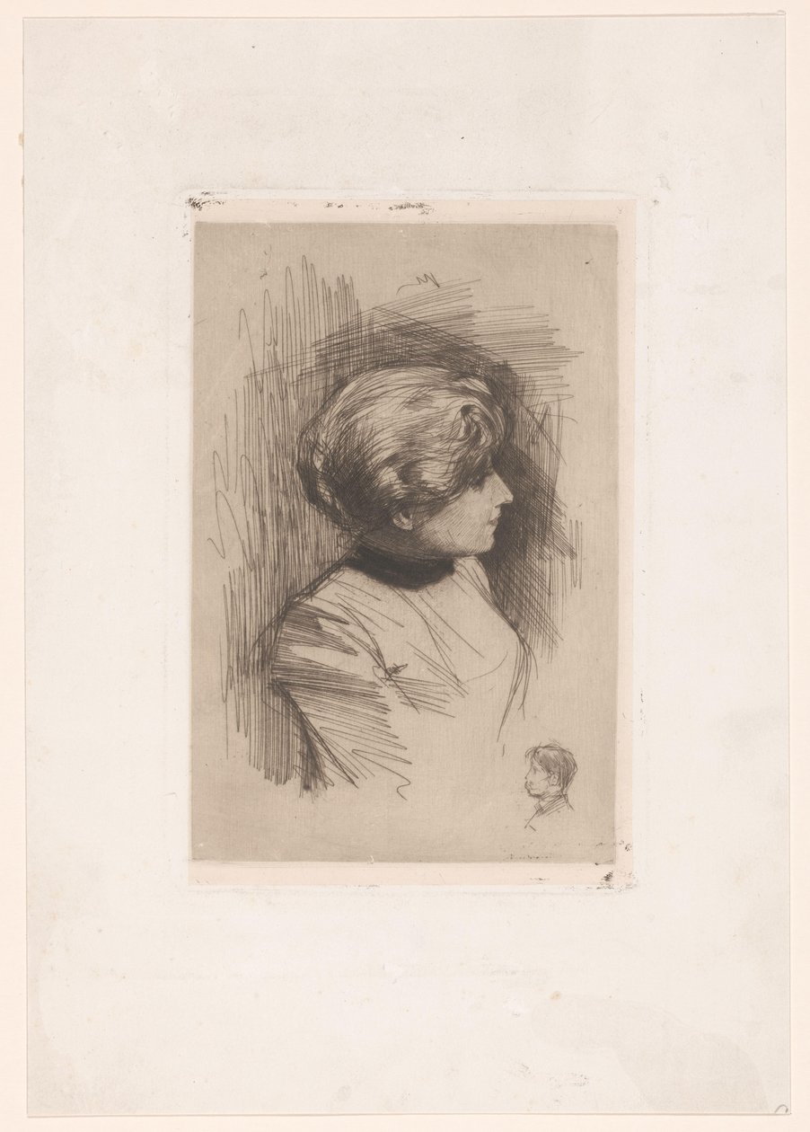 Portret van een onbekende vrouw door Nicolaas van der Waay