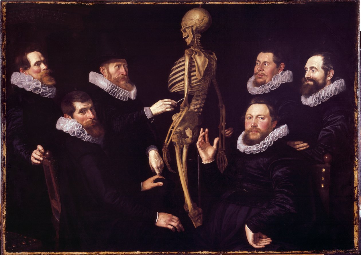 De Anatomische Les van Dr. Sebastiaen Egbertsz. De Vrij door Nicolaes  Eliasz