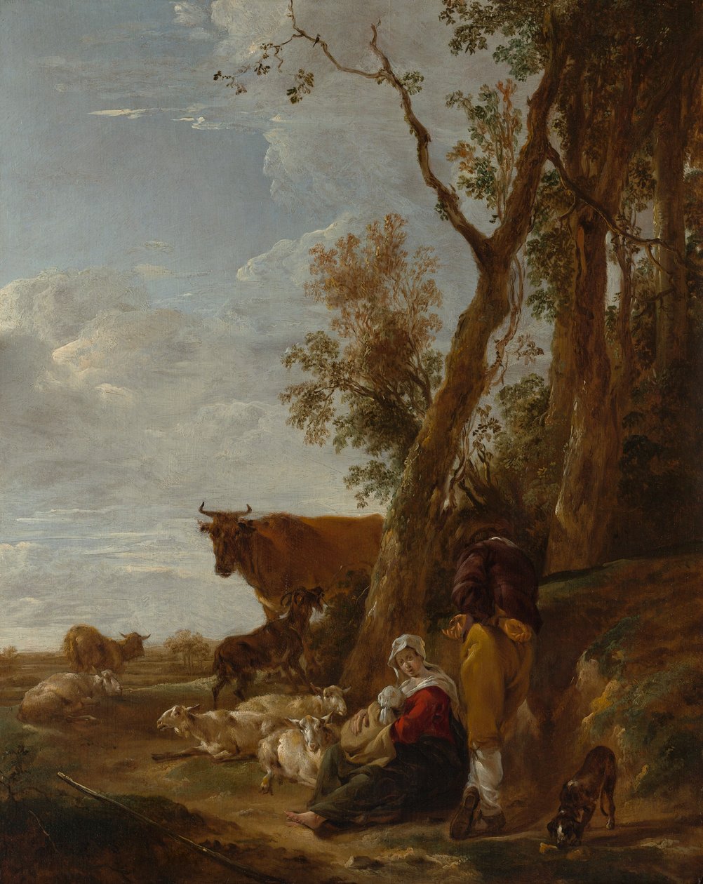 Rust, 1644 door Nicolaes Pietersz. Berchem