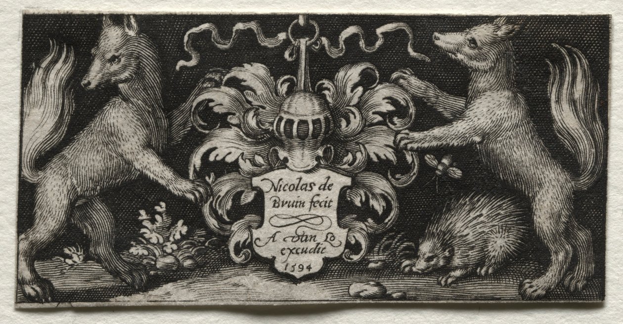 Wapen, 1594 door Nicolaes de Bruyn