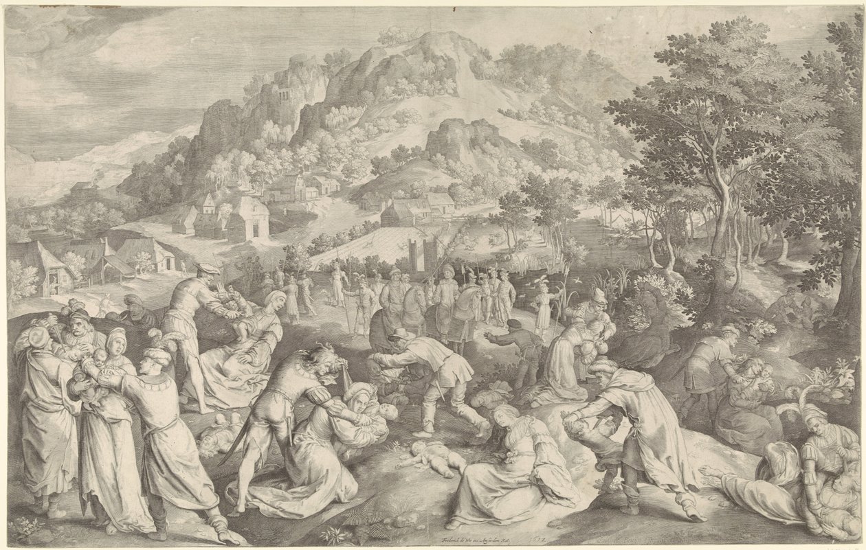 Kindermoord van Bethlehem door Nicolaes de Bruyn