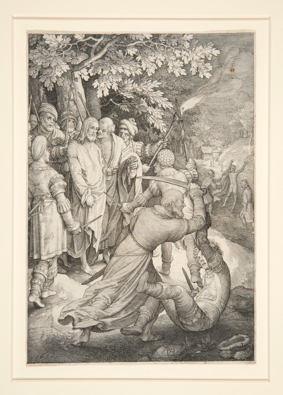 Het Verraad (Passieserie) door Nicolaes de Bruyn